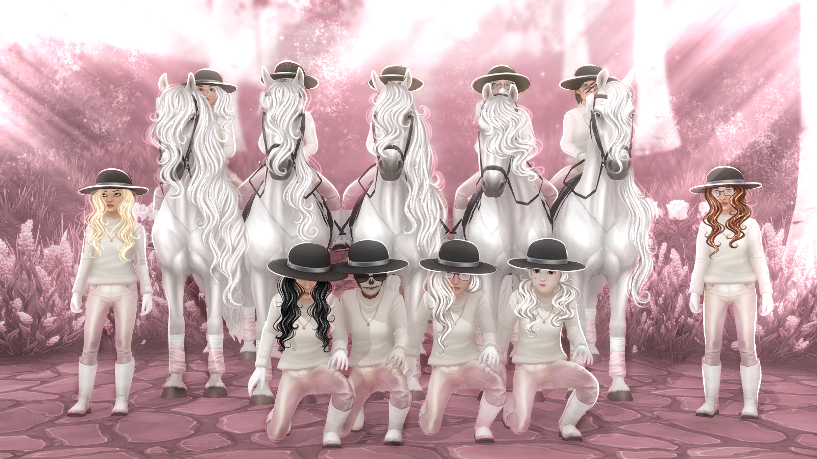 Klubowiczki Cloud Swans na spotkaniu w terenie